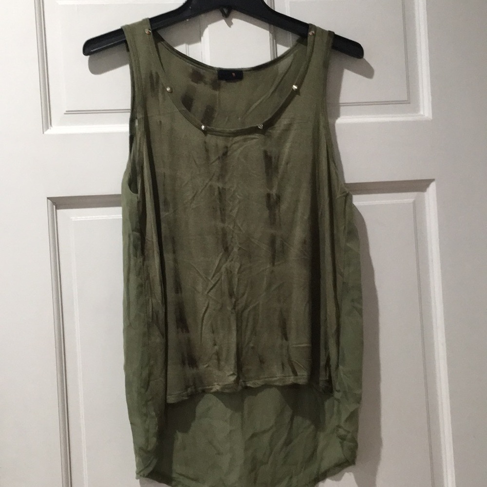 Olive tank top